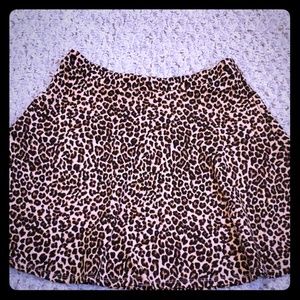 Never worn leopard skirt